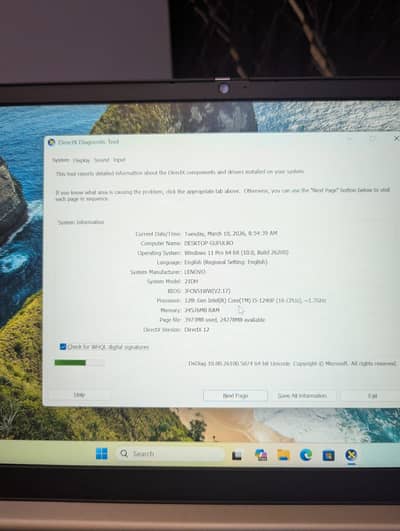 Lenovo laptop