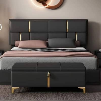 Bed set - Double bed set-Bed for sale- Bed side table-Furniture sale