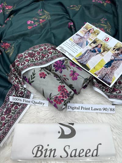 BIN SAEED LUXURY AIRJET LAWN , DIGITAL PRINT