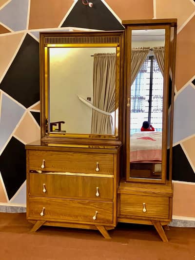 Bed with dresser