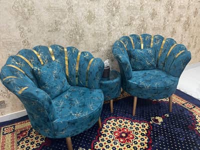 luxury Sofa set of 2 with table