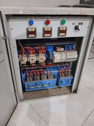 High Quality DP Box. 20kVA+ Load transmission. Sollar-Wapda-Generator