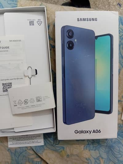 samsung A06   4/64 . new lush set hai 10/10 no scathes . 2 month use