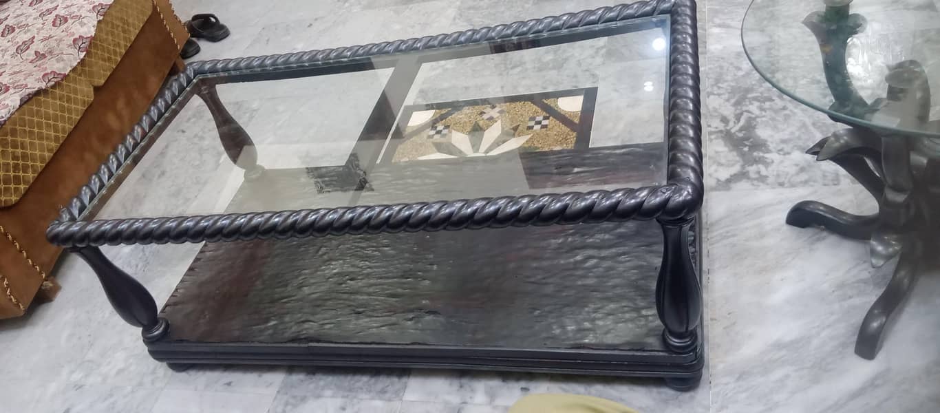 Center Table with side table 3
