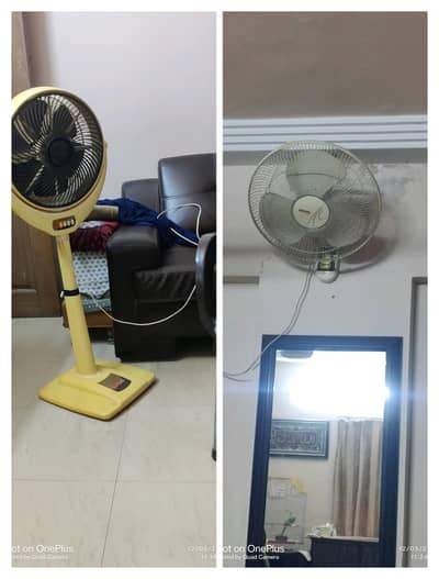 working padestal fan / bracket fan