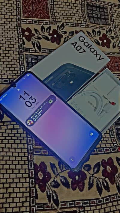 Samsung A07 with 10 month warrenty available