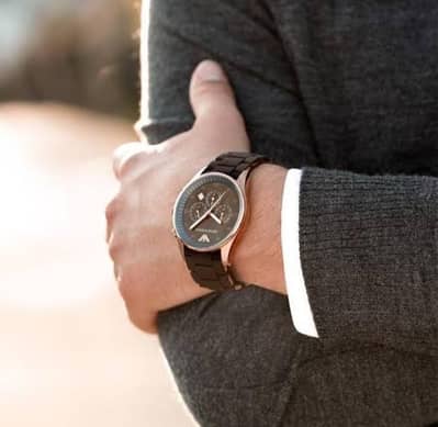 Bold Contrast Men's Statement Timepiece