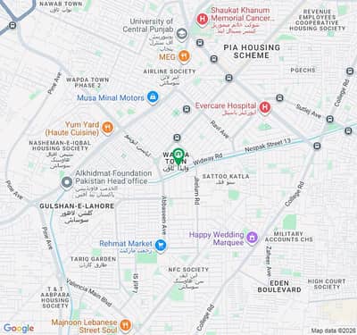 1Kanal Residential Plot for Sale in Wapda Town Phase 1, Lahore