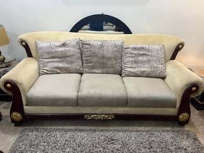 Solid wooden 10 seater sofa set