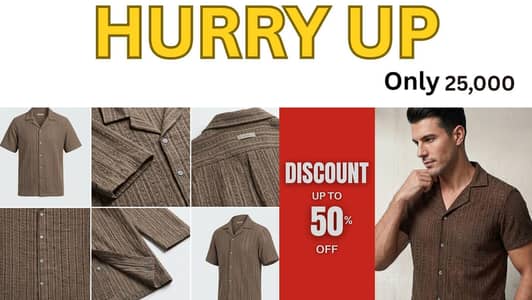 Premium Textured Crochet Knit Resort Shirt