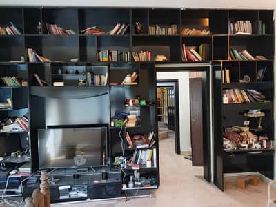 book shelf off full Wall