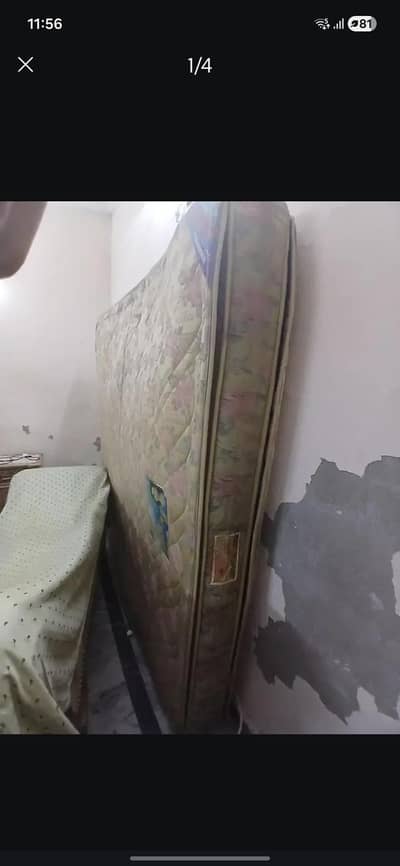 mattres king size in good quality width 8 inch