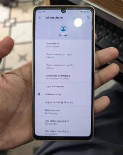 Aquos sharp sense 6