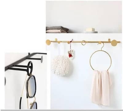 Golden Metal Wall Hanging for Modern Home Decor
