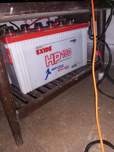 Exide Hp 150 Battery 12volt  100 Ampere For Sale 1year used