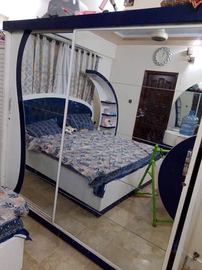 furniture set dressing almari double bed