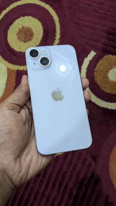 Iphone 14 128gb. 87bh  In Very mint condition. Light purple color.