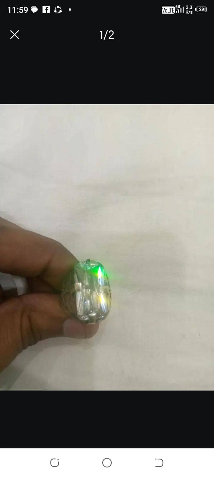 Original Zarkoon chandi ring 0