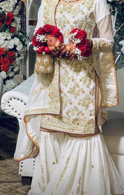 Nikkah Gharrara. only worn once  Excellent Condition
