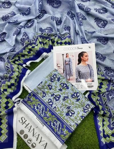 Branded Unstitched lawn 3pc in wholesale rates