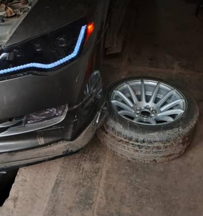 17 inch Alloy Rims with tyres in good condition