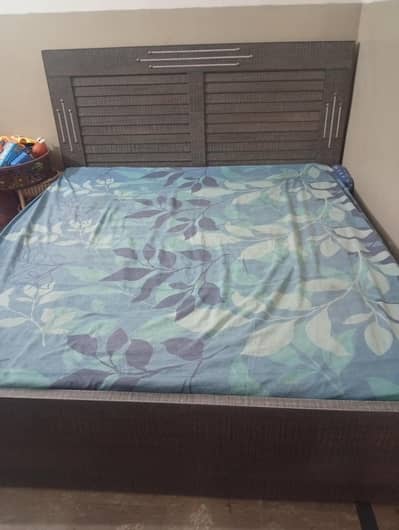 King size Bed with 3 door Cupboard