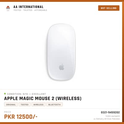 APPLE MAGIC MOUSE 2 WIRELESS MOUSE FOR ALL MACBOOK BEST PRICE ORIGINAL