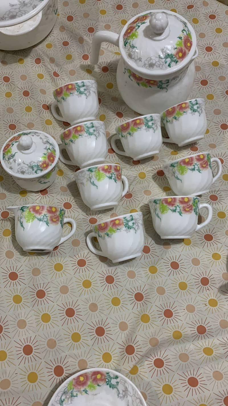 marble dinner set 1
