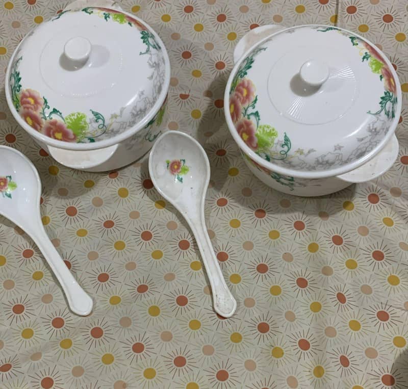 marble dinner set 5