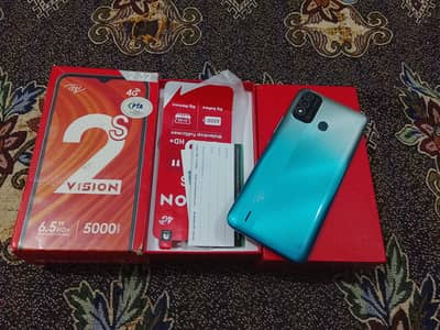 itel vision 2s with box