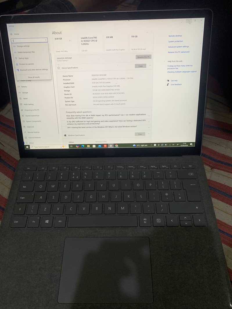 Microsoft core i5 1