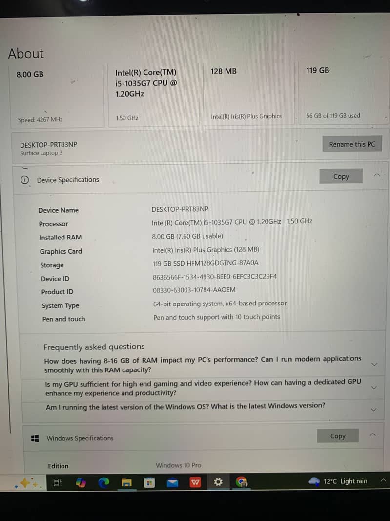 Microsoft core i5 2