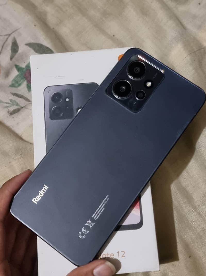 Redmi Note12 (With Box) (8/128) 0
