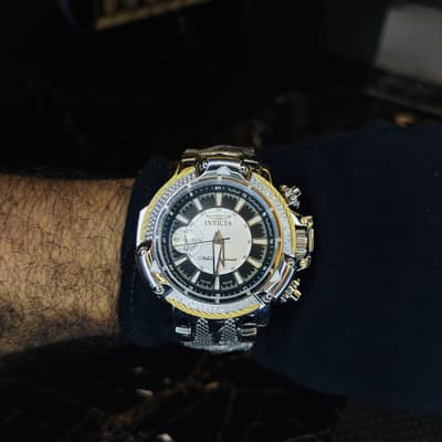 Invicta 1.29c Diamond Bezel Swiss Watch
