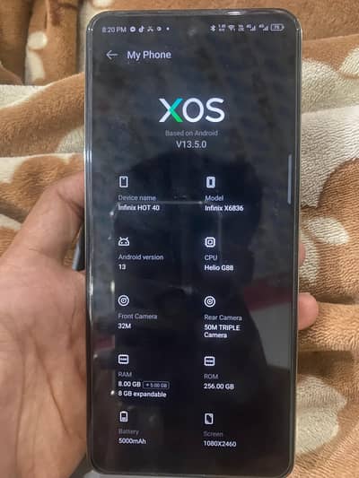 INFINIX HOT 40  (8+8/256)