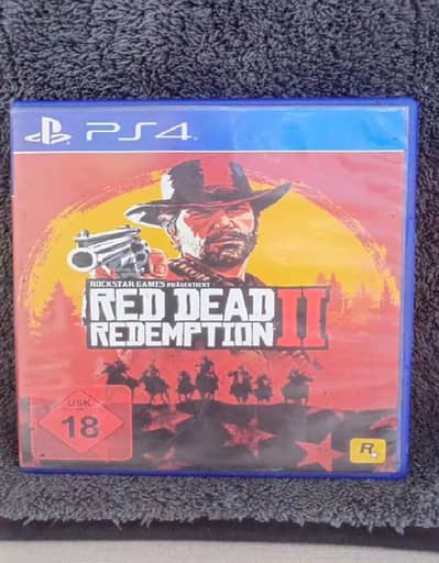 Red dead Redemption 2 (RDR 2) European Region PS4 DVD