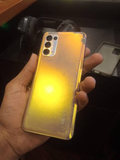 Oppo reno 5 8/128 Official pta with box 9/10 Condition