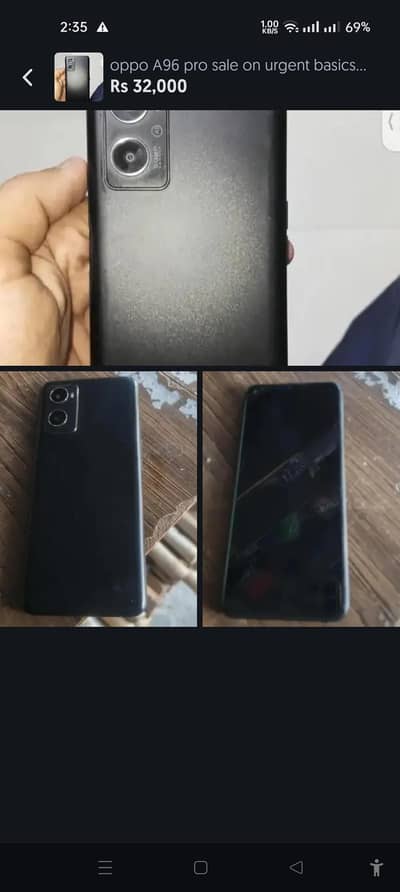 urgent sale mobile oppo a96