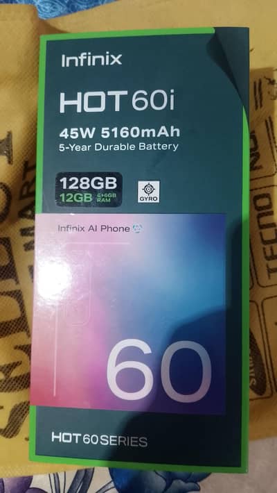 2 دن یوز ہوا ہے  10 بائ 10 کنڈیشن  infinix hot 60i 6+6 128Gb