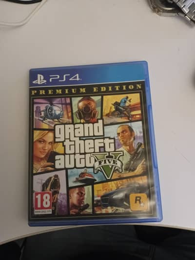 PS4 GTA 5 Premium Edition Original Disc/DVD