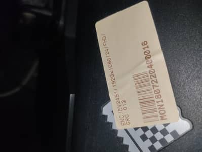 25 inch bezel less monitor mint condition