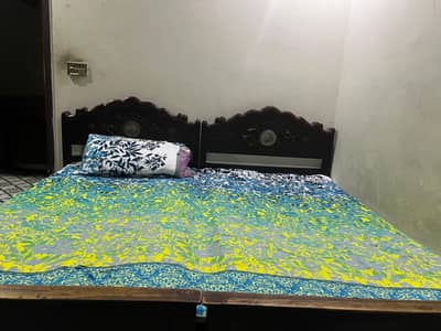 wood bed