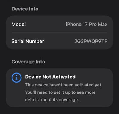 17 Pro Max (256gb) JV BLUE