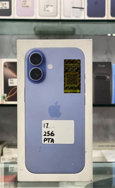 Apple iphone 17 256GB Pta Approved Box pack Non Active