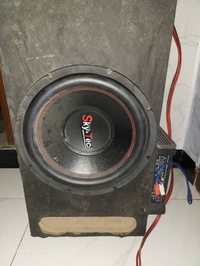 amplifier 4 channel and woofer