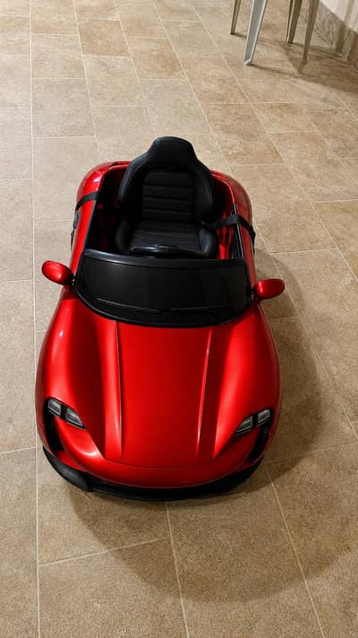 red battery car
