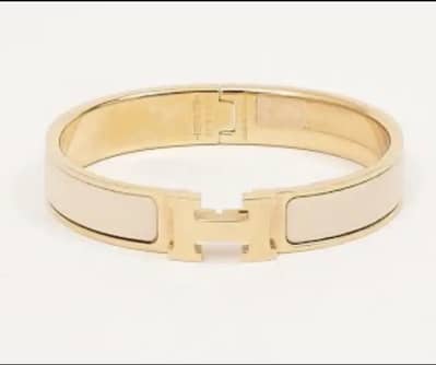 Hermes Bracelet Gold with Nude