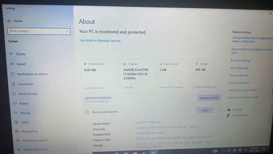 Laptop hp
