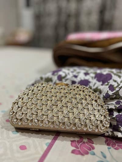 bridal clutch for sale one time use only condition 10 /10