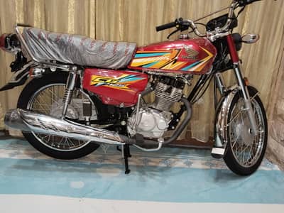 Honda CG 125 2026 brand new bike kilometer 200 only